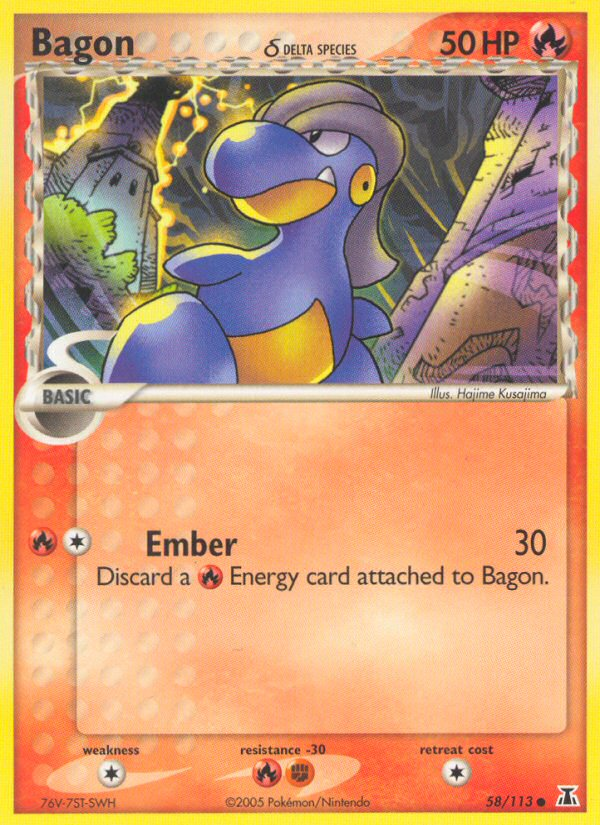 Bagon (58/113) (Delta Species) [EX: Delta Species] | Exor Games Bridgewater