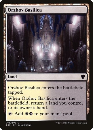 Orzhov Basilica [Commander 2017] | Exor Games Bridgewater