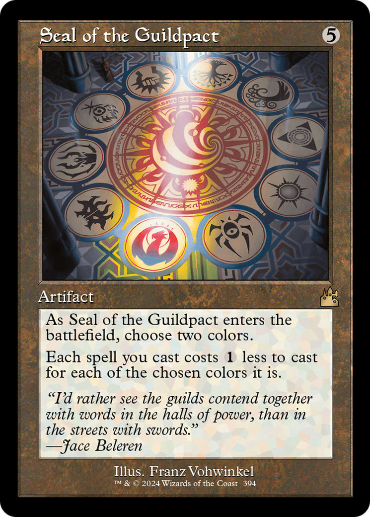 Seal of the Guildpact (Retro Frame) [Ravnica Remastered] | Exor Games Bridgewater