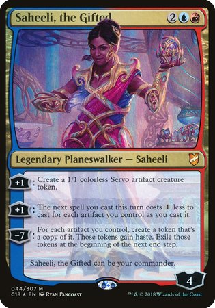 Saheeli, the Gifted (Commander 2018) [Commander 2018 Oversized] | Exor Games Bridgewater