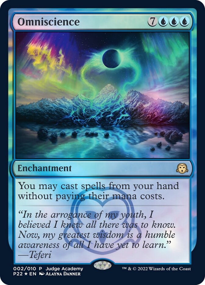 Omniscience [Judge Gift Cards 2022] | Exor Games Bridgewater