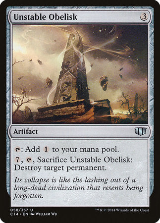 Unstable Obelisk [Commander 2014] | Exor Games Bridgewater