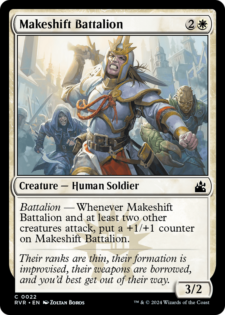 Makeshift Battalion [Ravnica Remastered] | Exor Games Bridgewater