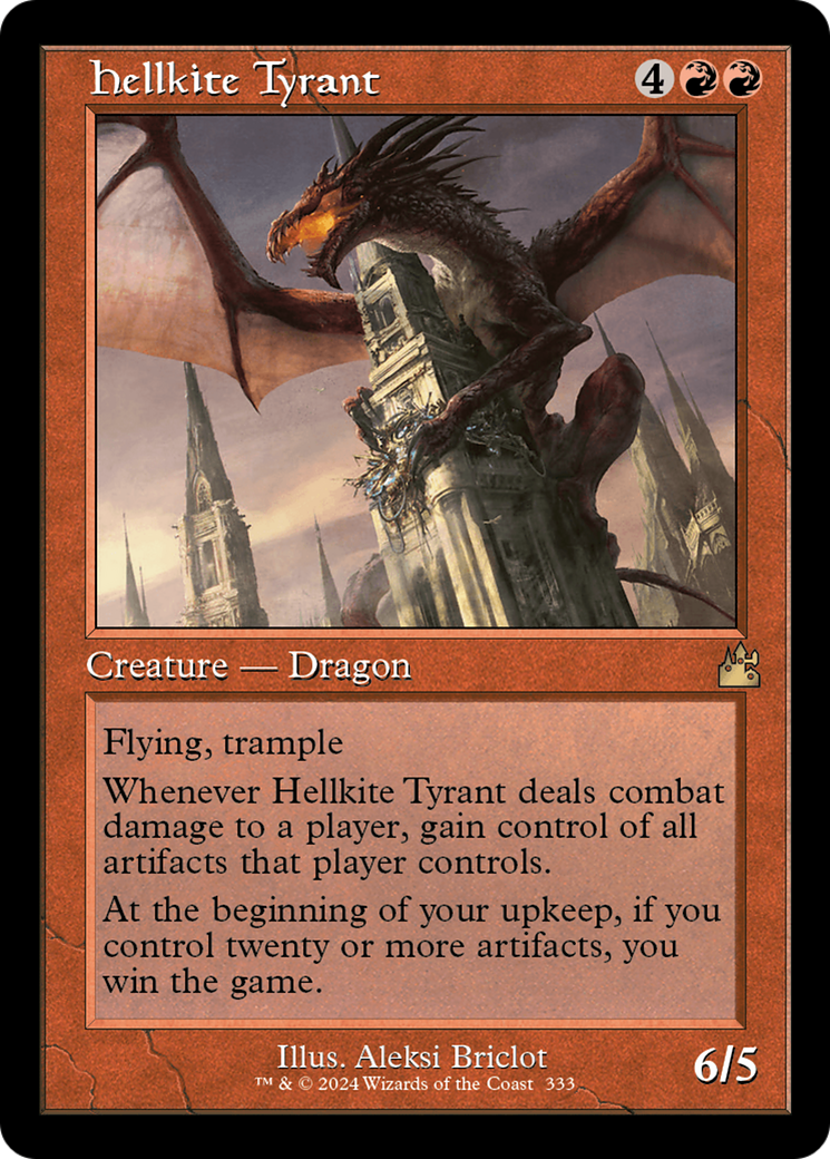 Hellkite Tyrant (Retro Frame) [Ravnica Remastered] | Exor Games Bridgewater