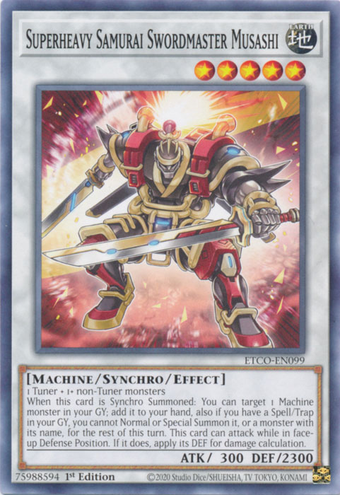 Superheavy Samurai Swordmaster Musashi [ETCO-EN099] Common | Exor Games Bridgewater