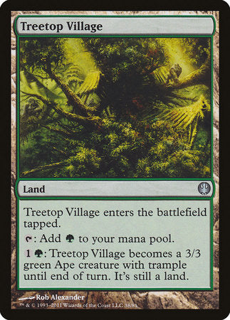 Treetop Village [Duel Decks: Knights vs. Dragons] | Exor Games Bridgewater