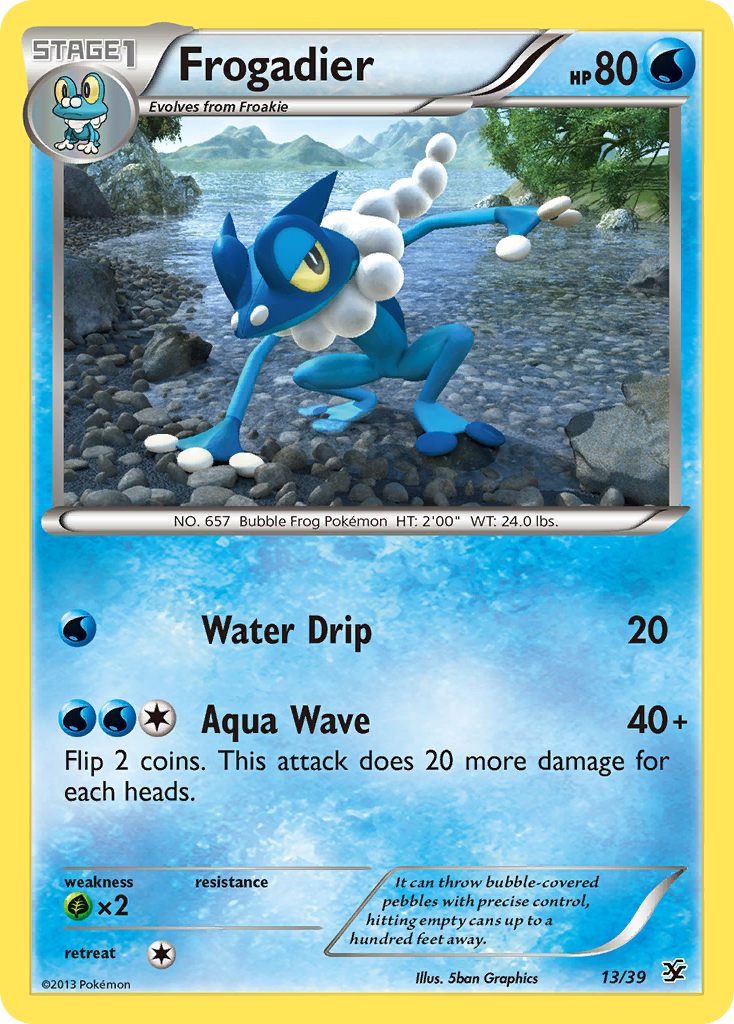 Frogadier (13/39) [XY: Kalos Starter Set] | Exor Games Bridgewater