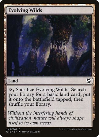 Evolving Wilds [Commander 2018] | Exor Games Bridgewater