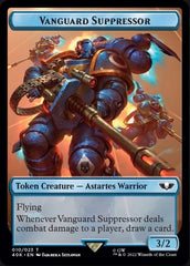 Soldier (004) // Vanguard Suppressor Double-sided Token (Surge Foil) [Universes Beyond: Warhammer 40,000 Tokens] | Exor Games Bridgewater