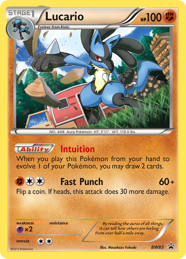 Lucario (BW85) [Black & White: Black Star Promos] | Exor Games Bridgewater