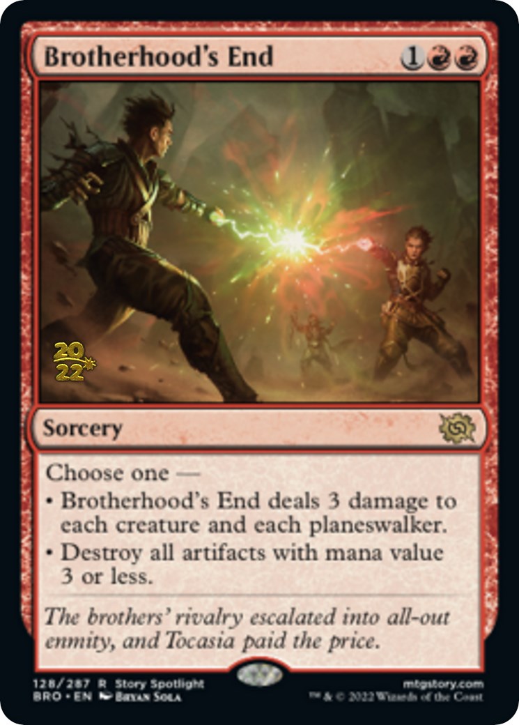 Brotherhood's End [The Brothers' War: Prerelease Promos] | Exor Games Bridgewater