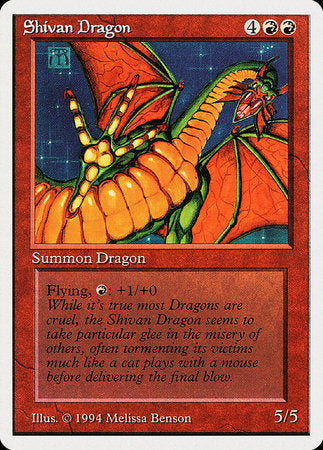 Shivan Dragon [Summer Magic / Edgar] | Exor Games Bridgewater