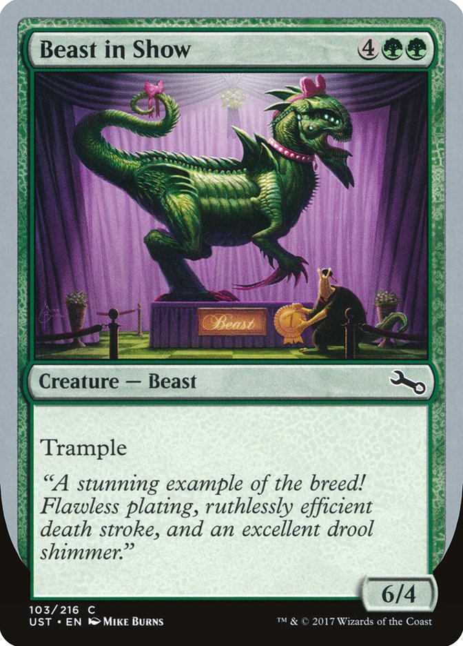 Beast in Show ("A stunning example...") [Unstable] | Exor Games Bridgewater