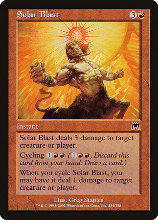 Solar Blast [Onslaught] | Exor Games Bridgewater