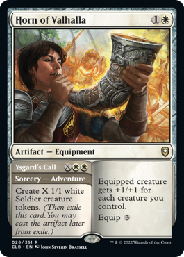 Horn of Valhalla // Ysgard's Call [Commander Legends: Battle for Baldur's Gate] | Exor Games Bridgewater