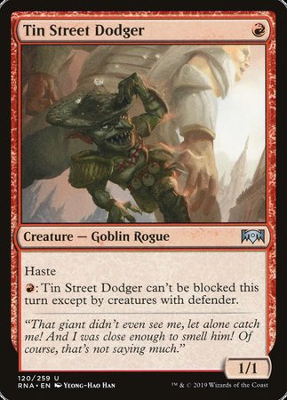 Tin Street Dodger [Ravnica Allegiance] | Exor Games Bridgewater