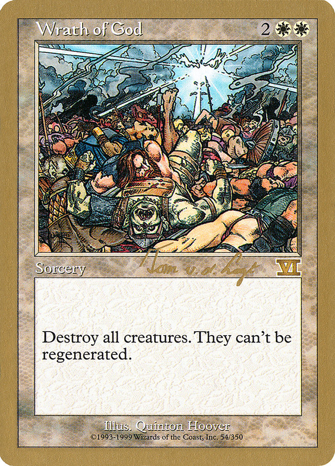 Wrath of God (Tom van de Logt) [World Championship Decks 2000] | Exor Games Bridgewater