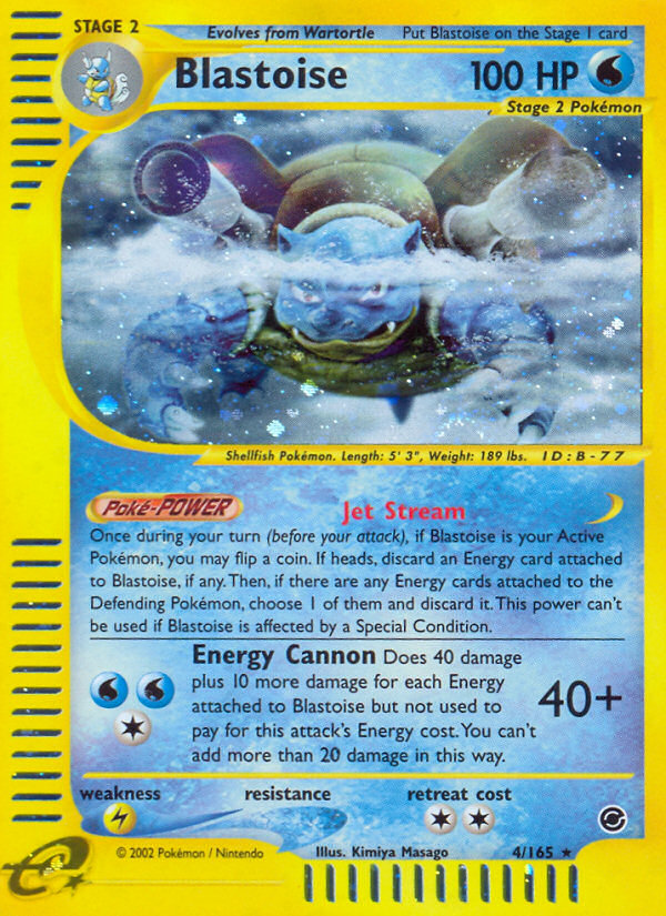 Blastoise (4/165) [Expedition: Base Set] | Exor Games Bridgewater