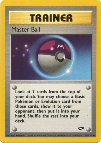 Master Ball (116/132) [Gym Challenge Unlimited] | Exor Games Bridgewater