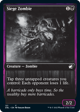 Siege Zombie [Innistrad: Double Feature] | Exor Games Bridgewater