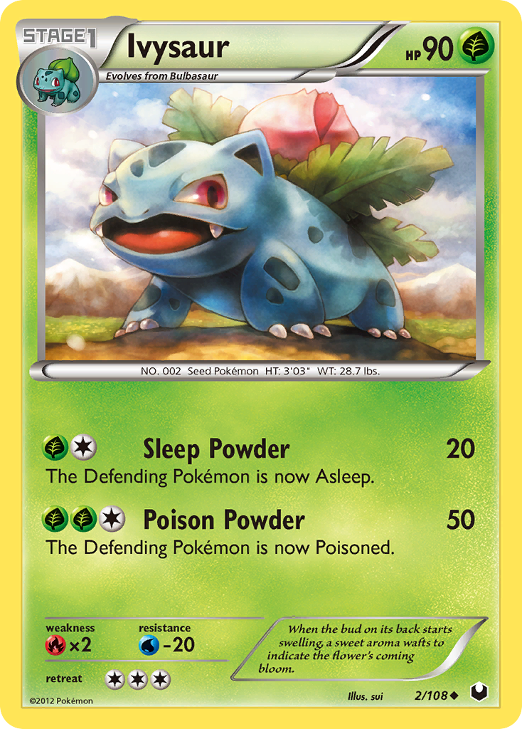 Ivysaur (2/108) [Black & White: Dark Explorers] | Exor Games Bridgewater