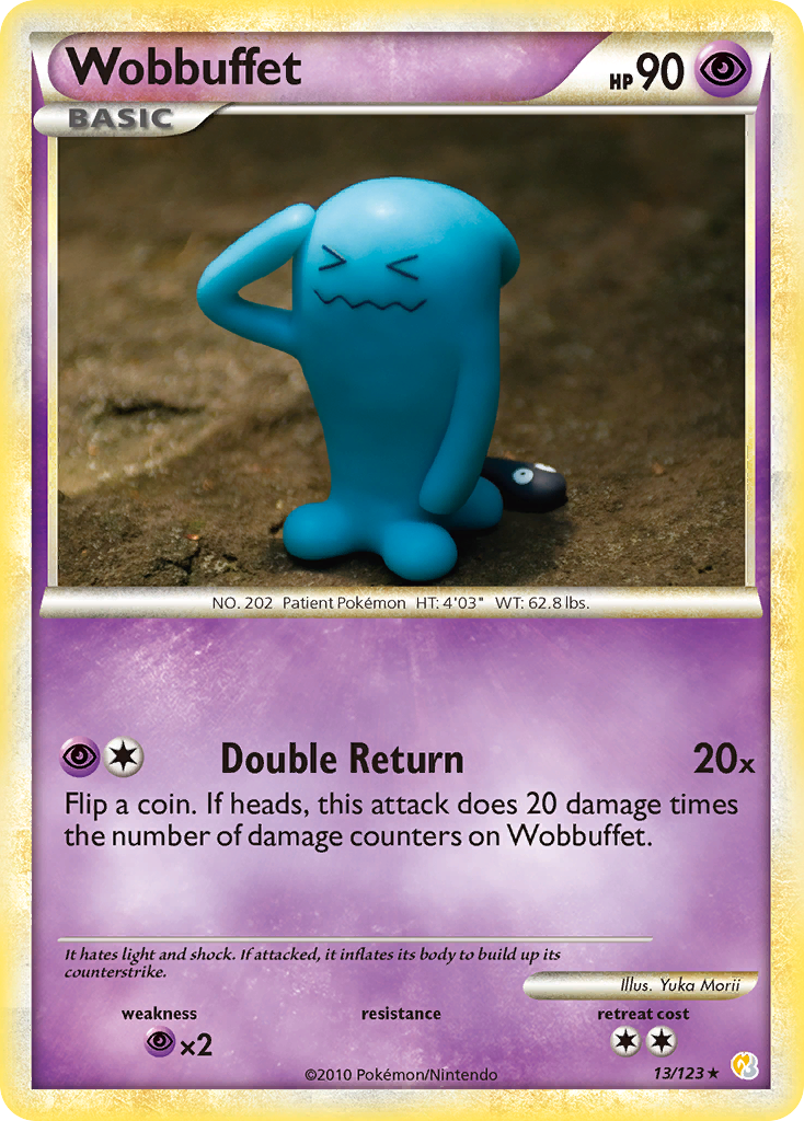 Wobbuffet (13/123) [HeartGold & SoulSilver: Base Set] | Exor Games Bridgewater