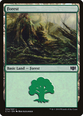 Forest (334) [Commander 2014] | Exor Games Bridgewater