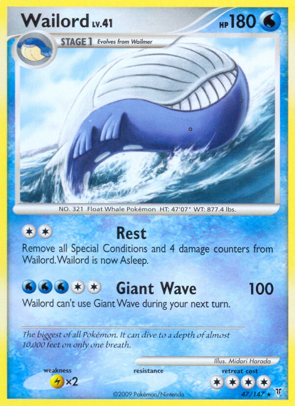 Wailord (47/147) [Platinum: Supreme Victors] | Exor Games Bridgewater