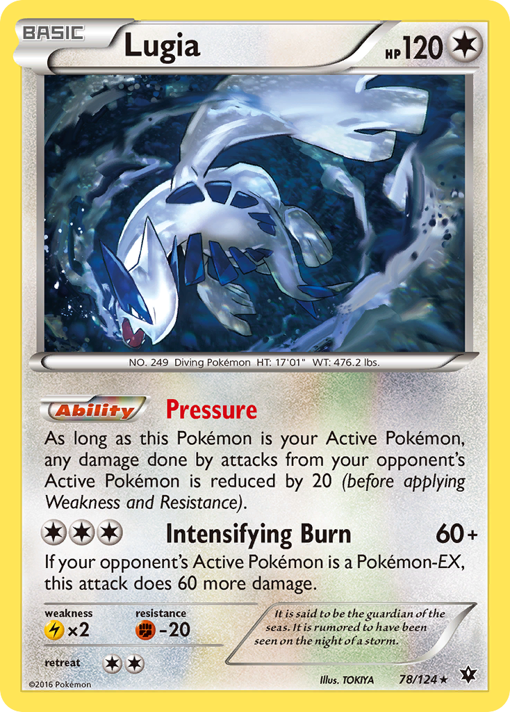 Lugia (78/124) [XY: Fates Collide] | Exor Games Bridgewater