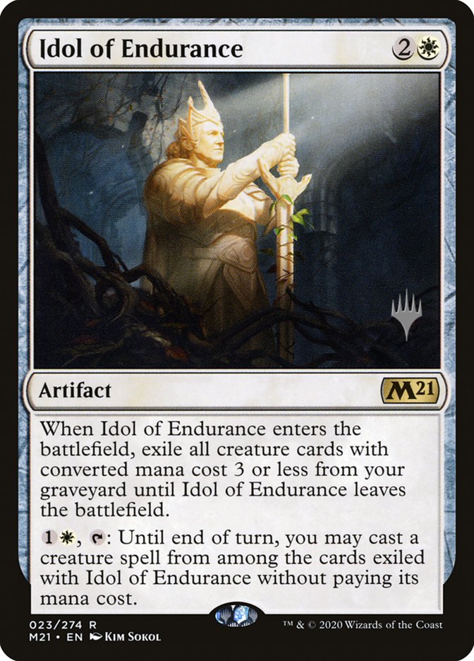 Idol of Endurance (Promo Pack) [Core Set 2021 Promos] | Exor Games Bridgewater