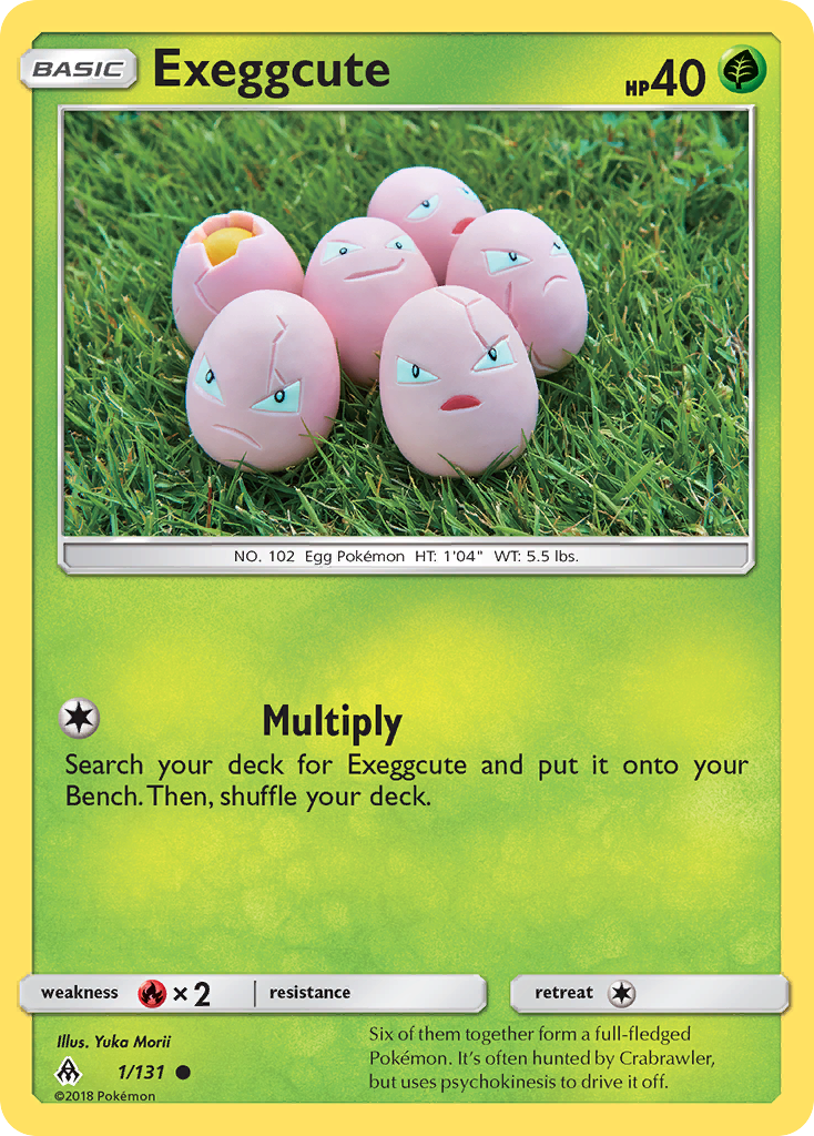 Exeggcute (1/131) [Sun & Moon: Forbidden Light] | Exor Games Bridgewater