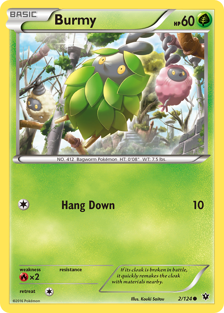 Burmy (2/124) [XY: Fates Collide] | Exor Games Bridgewater