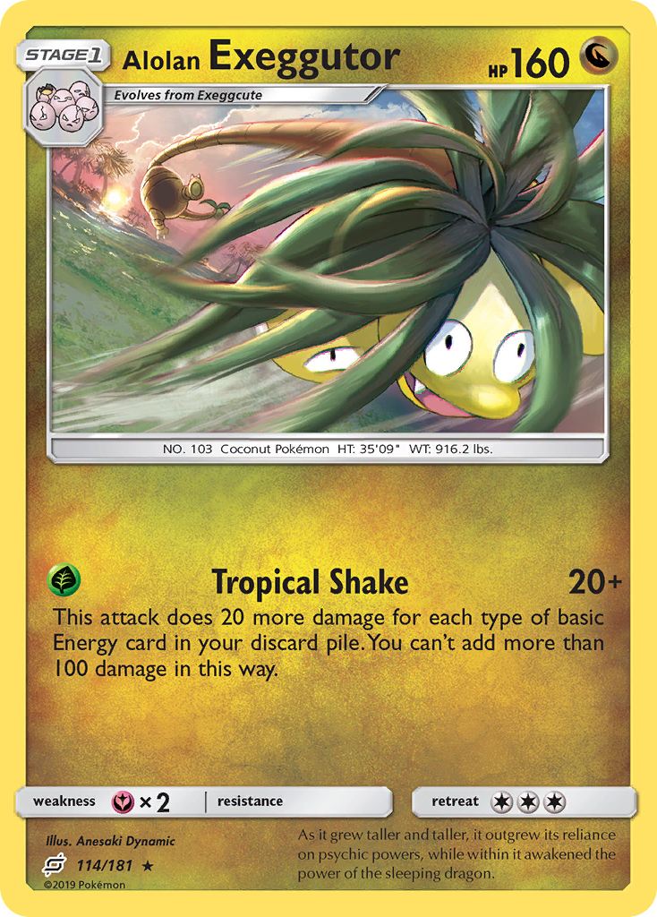 Alolan Exeggutor (114/181) [Sun & Moon: Team Up] | Exor Games Bridgewater