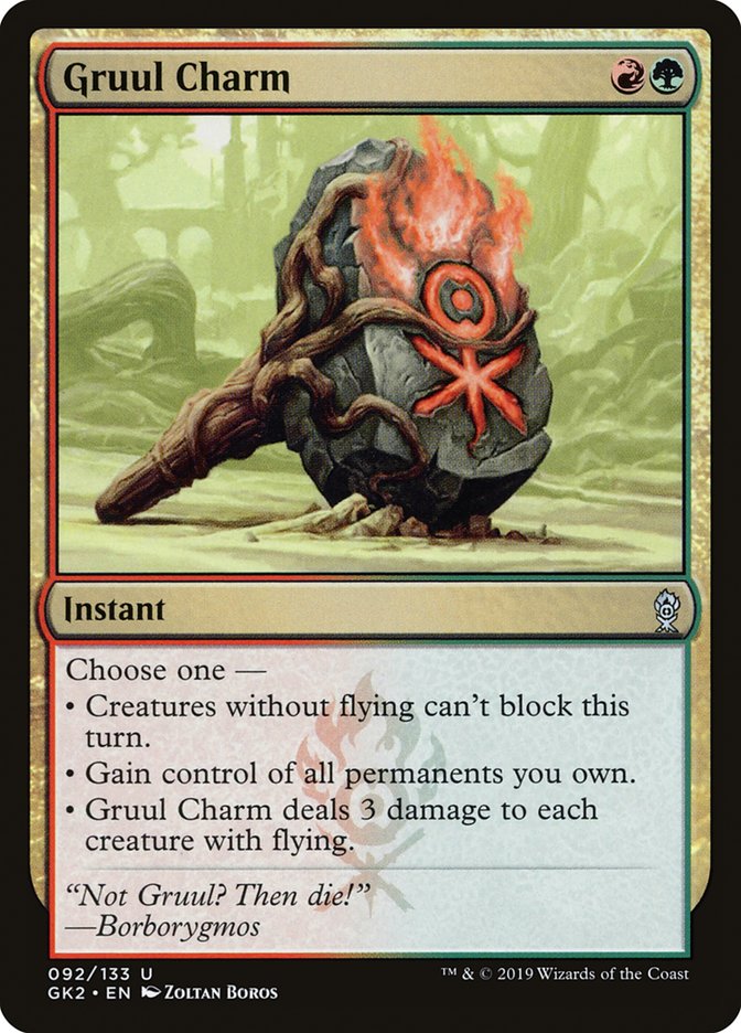 Gruul Charm [Ravnica Allegiance Guild Kit] | Exor Games Bridgewater