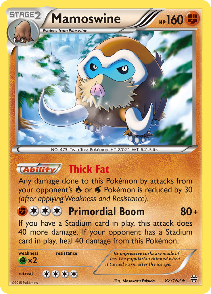 Mamoswine (82/162) [XY: BREAKthrough] | Exor Games Bridgewater