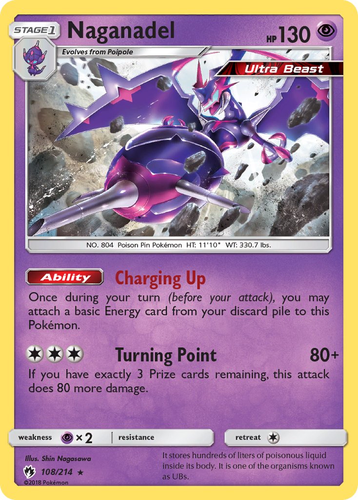 Naganadel(108/214) (Theme Deck Exclusive) [Sun & Moon: Lost Thunder] | Exor Games Bridgewater