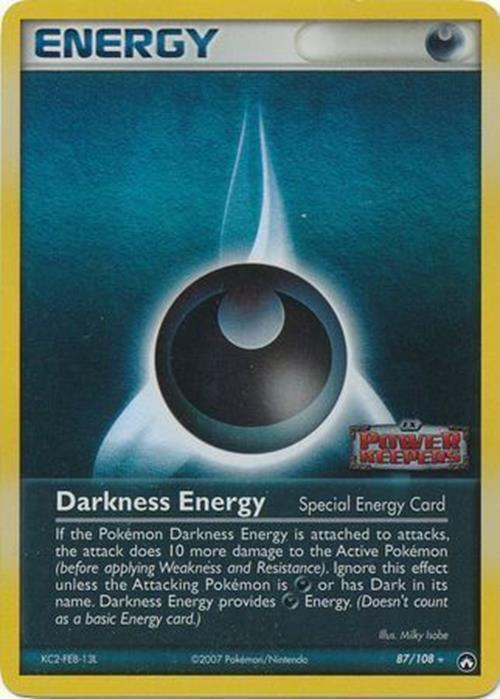 Darkness Energy (87/108) (Stamped) [EX: Power Keepers] | Exor Games Bridgewater