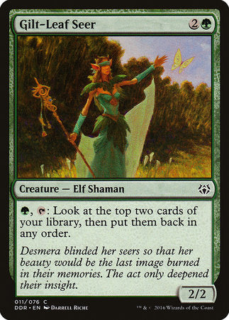 Gilt-Leaf Seer [Duel Decks: Nissa vs. Ob Nixilis] | Exor Games Bridgewater