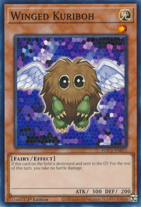 Winged Kuriboh [HAC1-EN013] Common | Exor Games Bridgewater