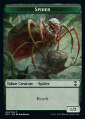 Treefolk // Spider Double-sided Token [Streets of New Capenna Commander Tokens] | Exor Games Bridgewater