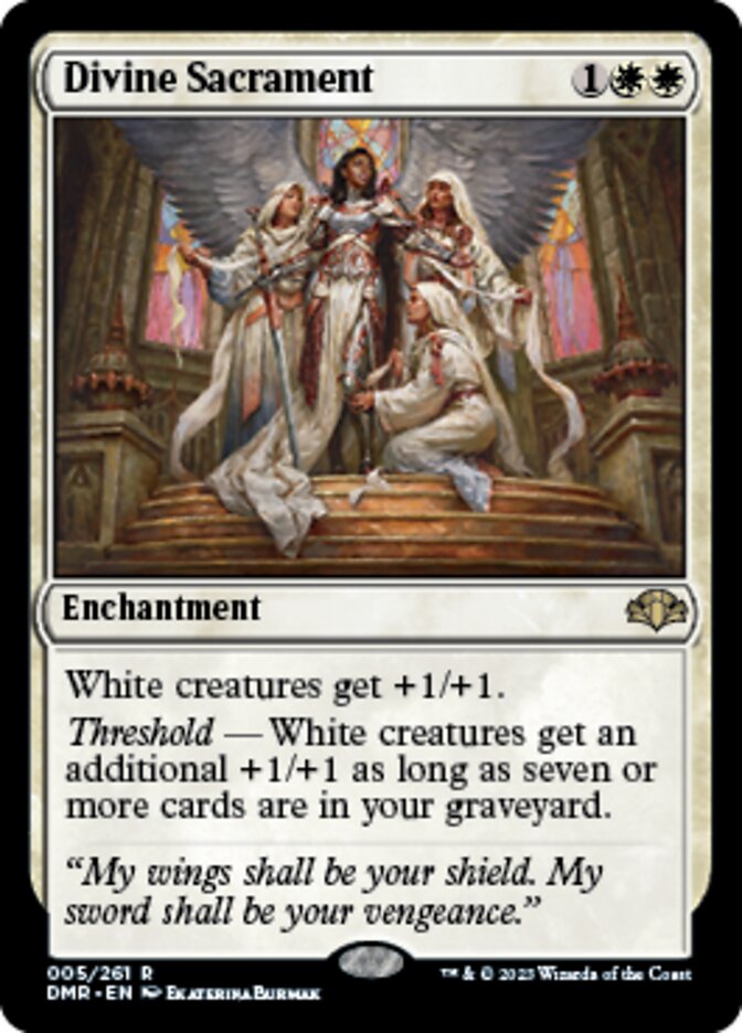 Divine Sacrament [Dominaria Remastered] | Exor Games Bridgewater