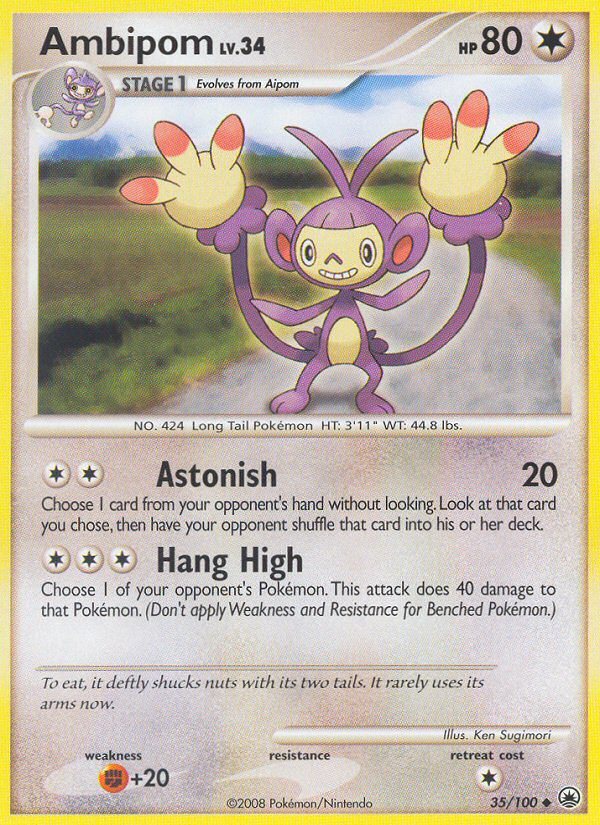 Ambipom (35/100) [Diamond & Pearl: Majestic Dawn] | Exor Games Bridgewater