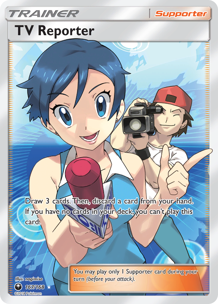 TV Reporter (167/168) [Sun & Moon: Celestial Storm] | Exor Games Bridgewater