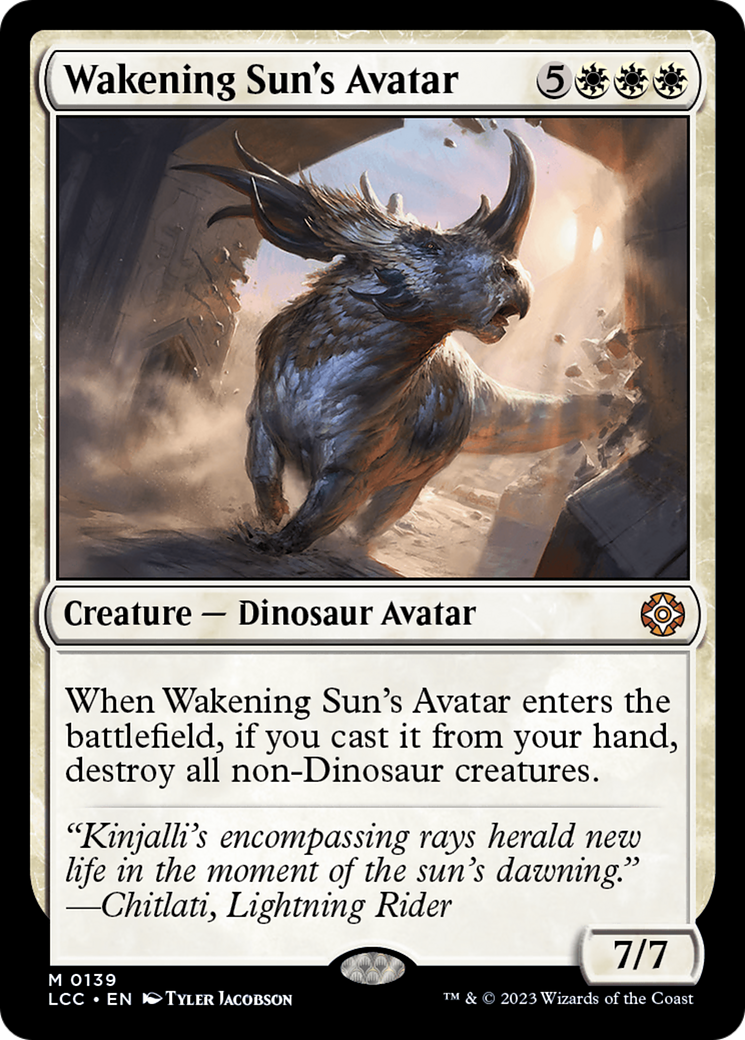 Wakening Sun's Avatar [The Lost Caverns of Ixalan Commander] | Exor Games Bridgewater