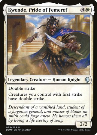 Kwende, Pride of Femeref [Dominaria] | Exor Games Bridgewater