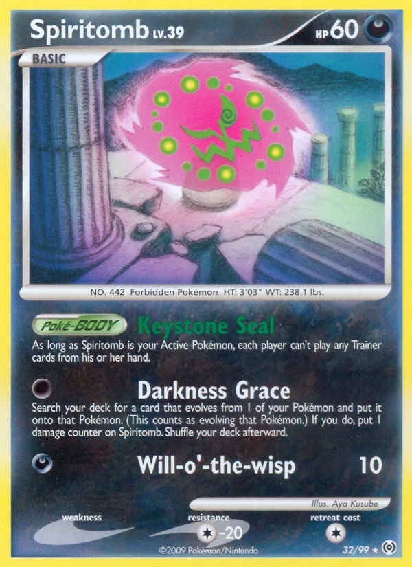 Spiritomb (32/99) [Platinum: Arceus] | Exor Games Bridgewater