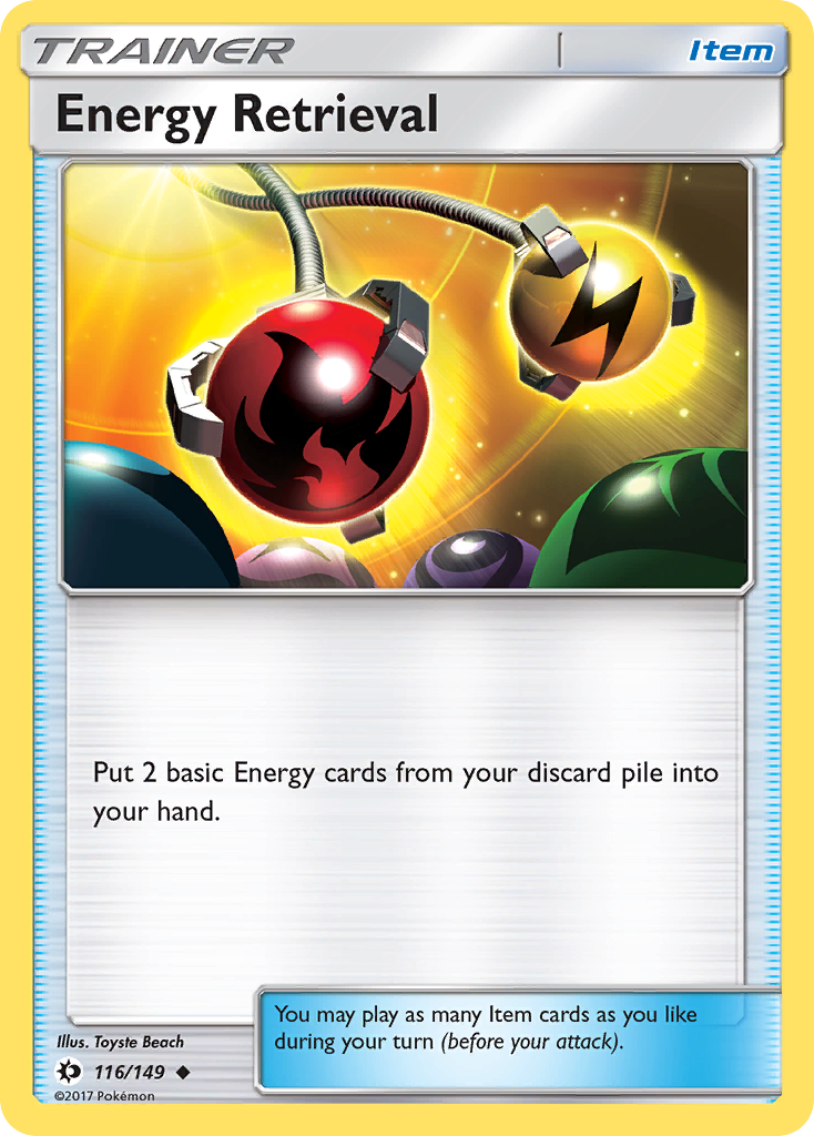 Energy Retrieval (116/149) [Sun & Moon: Base Set] | Exor Games Bridgewater