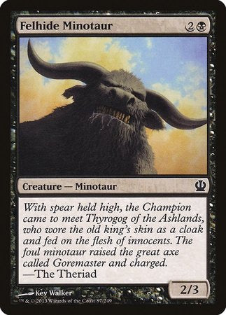 Felhide Minotaur [Theros] | Exor Games Bridgewater