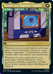 Soundwave, Sonic Spy // Soundwave, Superior Captain [Universes Beyond: Transformers] | Exor Games Bridgewater