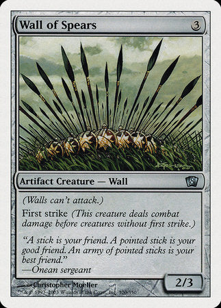 Wall of Spears [Eighth Edition] | Exor Games Bridgewater